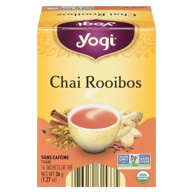Yogi Tea Chai Rooibos, 16 Count -- 6 Par Boîte