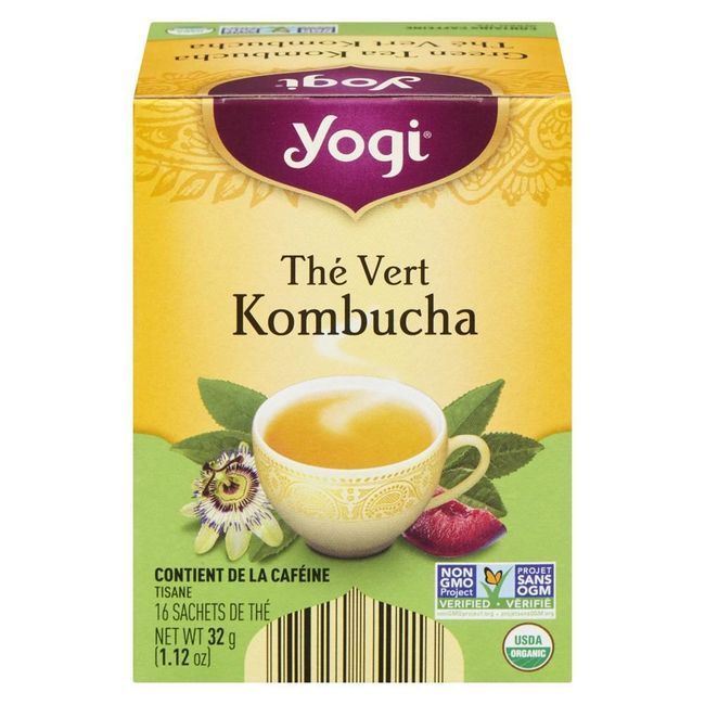 Yogi Kombucha Au Thé Vert, 16 Count -- 6 Par Boîte