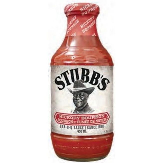 Stubb's Hickory Bourbon Bbq Sauce, 451 Ml -- 6 Per Case