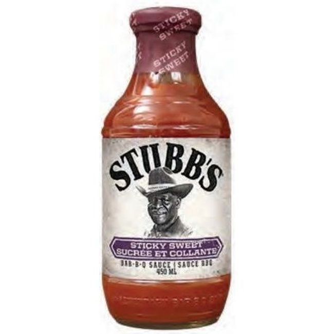Stubb's Sticky Sweet Bbq Sauce, 451 Ml -- 6 Per Case