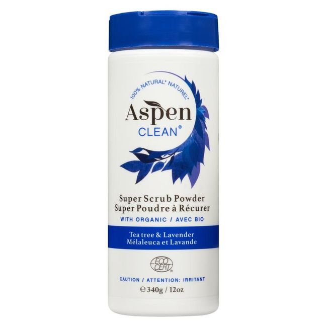 Aspenclean Superscrub Natural Cleaning Powder With Tea Tree And Lavender, 12 Oz -- 6 Per Case