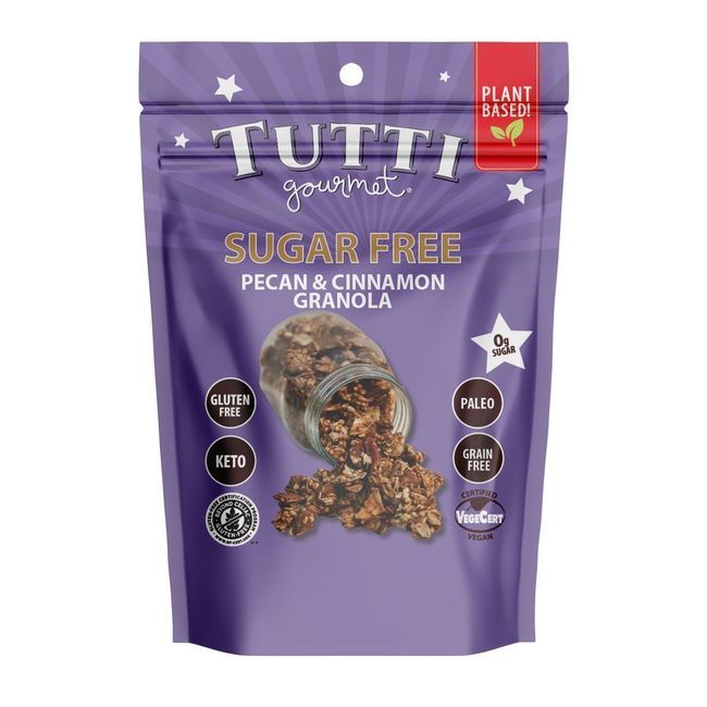 Tutti Gourmet Sugar-free Pecan And Cinnamon Granola, 190 G -- 6 Per Case