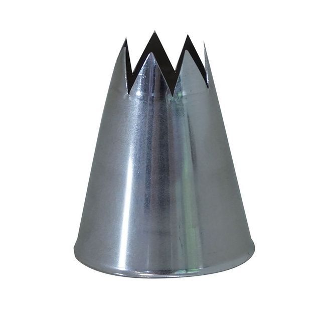 De Buyer Stainless Steel Star Nozzle, 1 In