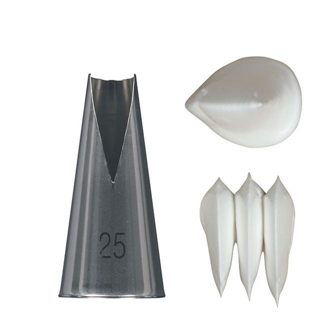 De Buyer Stainless Steel Saint Honore Nozzle, 0.5 In