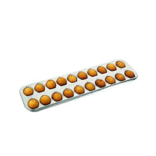 Gobel Tin Plate 20 Small Madeleines Baking Sheet, 1.7 In Length X 1.2 In Width X 0.4 In Height