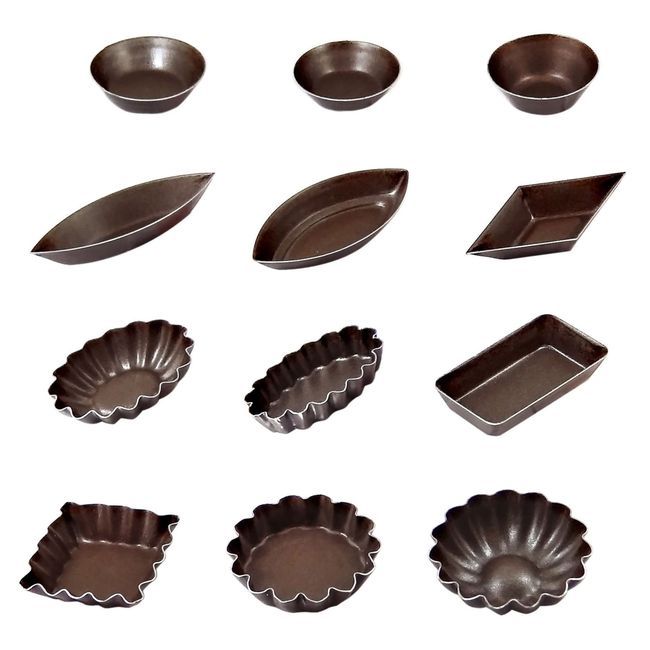 Gobel Moule À Petits Fours En Acier Antiadhésif, Lot De 60