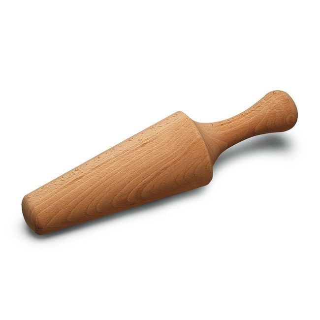 Louis Tellier Beechwood Food Masher For Strainer, 1.8 In