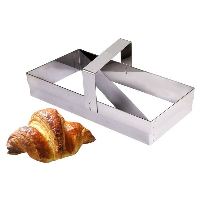 Gobel Stainless Steel Large Croissant Cutter, 7.8 In Length X 3.9 In Width X 3.5 In Height