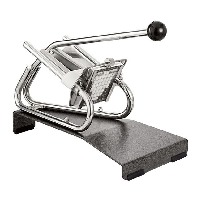 Louis Tellier Stainless Steel Professional French Fries Cutter On Epoxy Base, 17.32 In Length X 9.84 In Width X 13.19 In Height