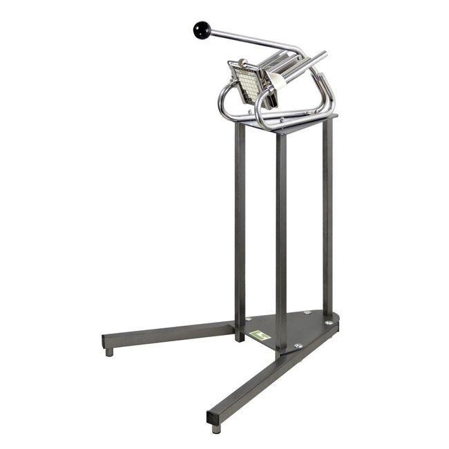 Louis Tellier Stainless Steel Professional French Fries Cutter On Tripod, 21.25 In Length X 25.59 In Width X 35.43 In Height