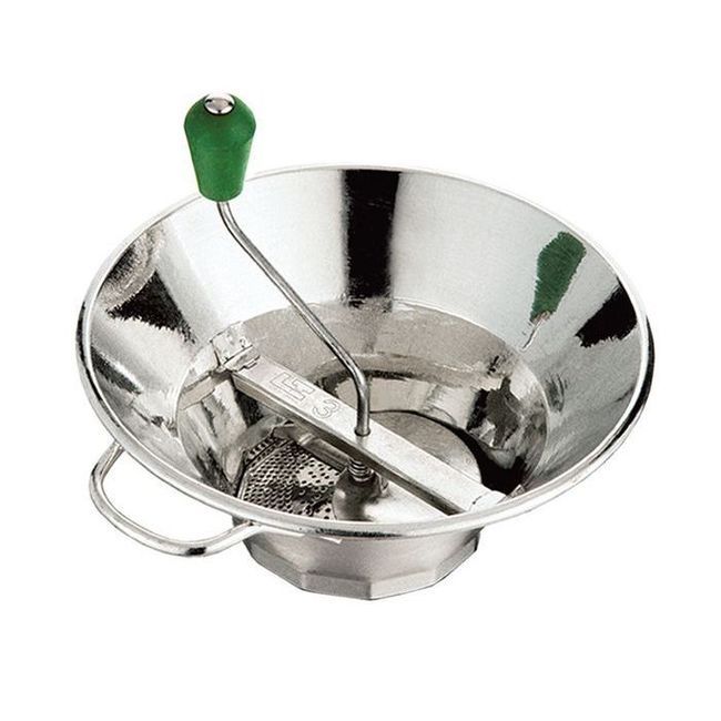 Louis Tellier Semi-professional Tin-plated Food Mill, 5 Qt Capacity