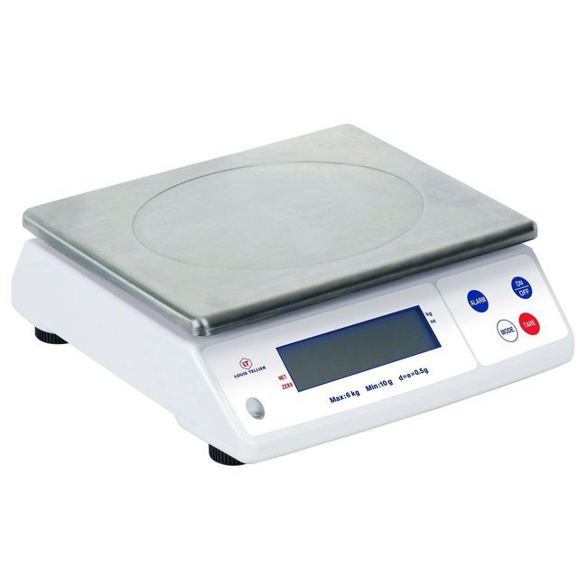 Louis Tellier 30 Kg Electronic Scale With Battery And Adapter, 11.81 X 12.5 X 4.33 In