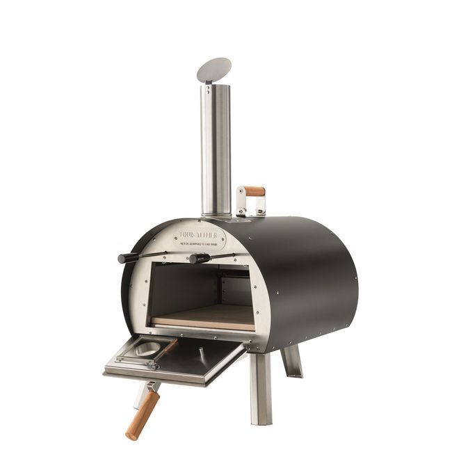 Louis Tellier Outdoor Wood Fire Oven Marcel, 29.8 In Length X 17.3 In Width X 36.2 In Height