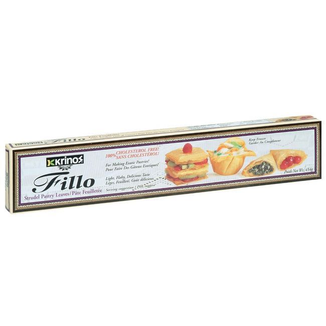 Krinos Pâte Phyllo, 454 G -- 24 Par Boîte