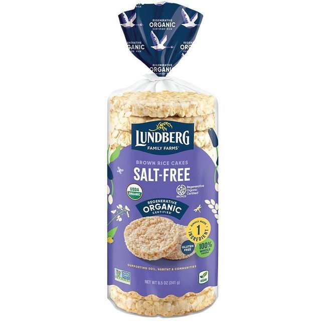 Lundberg Organic Salt-free Brown Rice Cakes -- 6 Per Case