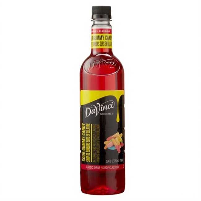 Davinci Gourmet Sour Gummy Syrup, 750 Ml -- 4 Per Case