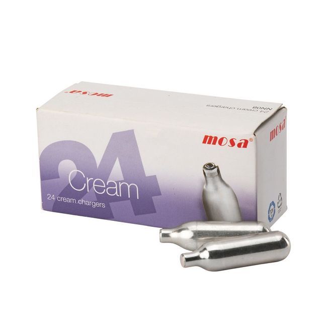 Mosa Chargeur Pour Siphon À Crème, 24 Unités