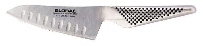 Global Oriental Fluted Santoku Knife, 4.75 In Blade Length