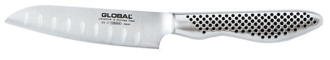 Global Fluted Santoku Knife, 4.5 In Blade Length