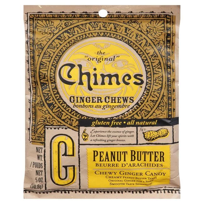 Chimes Bonbons Au Beurre D'arachide Et Au Gingembre, 141,8 G -- 80 Par Boîte