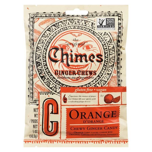 Chimes Bonbons À L'orange Et Au Gingembre, 141,8 G -- 80 Par Boîte