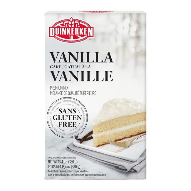 Duinkerken Gluten-free Vanilla Cake Mix, 380 G -- 6 Per Case