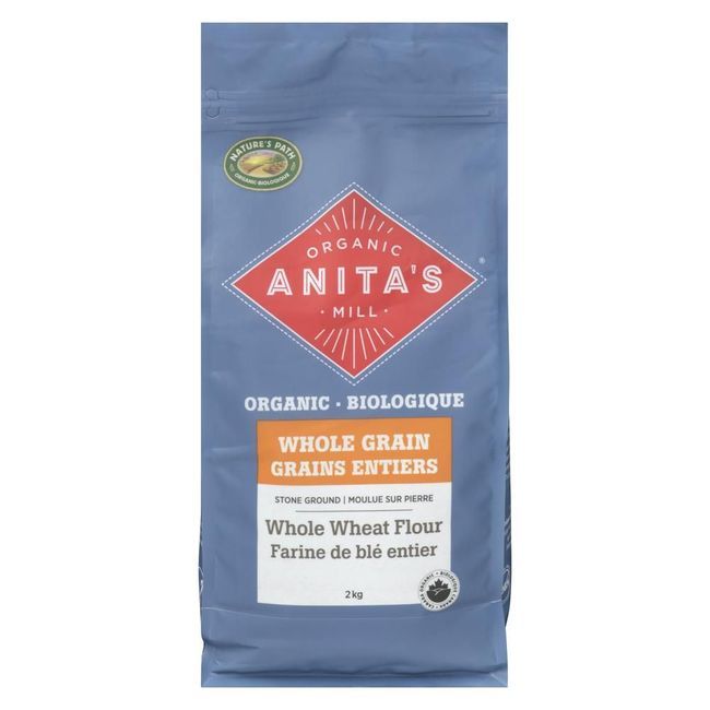 Anita's Organic Mill Stone-ground Whole Wheat Flour, 2 Kg -- 4 Per Case