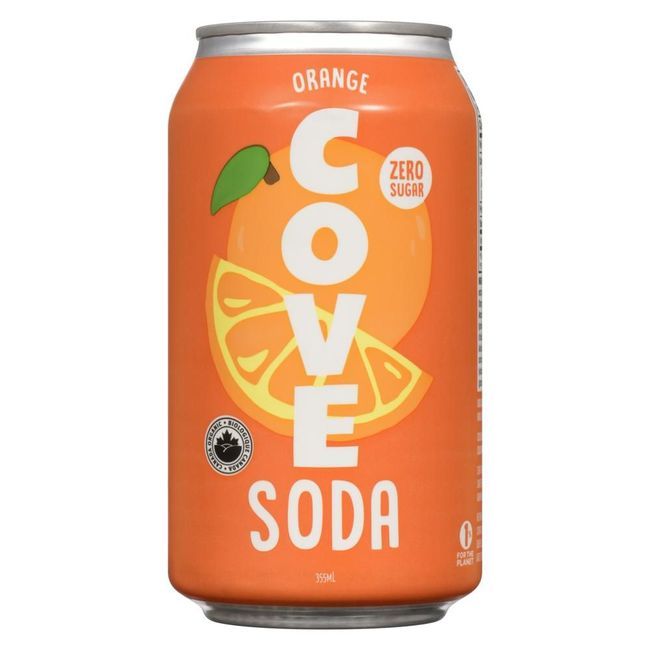 Cove Orange Probiotic Soda For Gut Health, 355 Ml -- 12 Per Case
