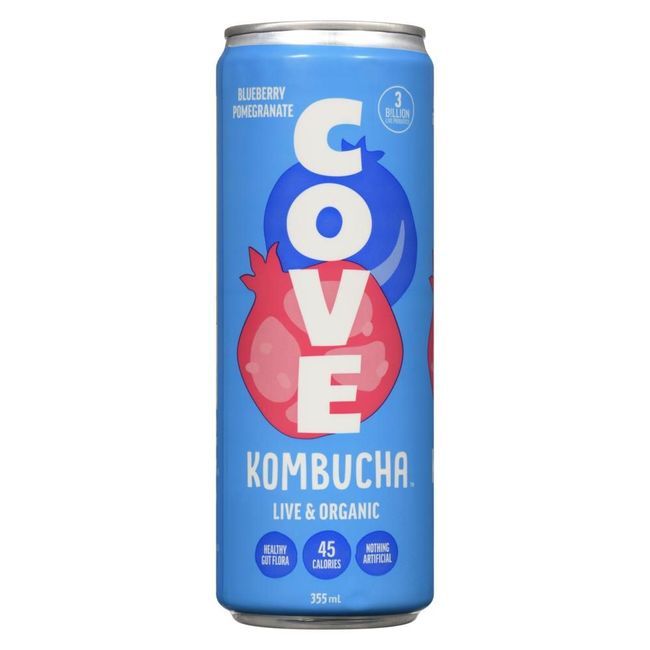 Cove Blueberry Pomegranate Kombucha, 355 Ml -- 12 Per Case