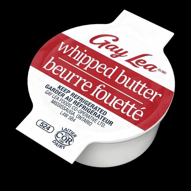 Gay Lea Whipped Butter Pots, 4.5 G -- 600 Per Case