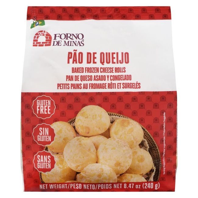 Forno De Minas Petits Pains Au Fromage Précuits Classiques, 240 G -- 6 Par Boîte