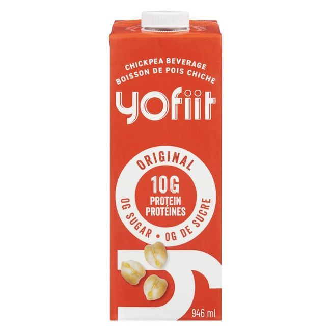 Yofiit High Protein Original Chickpea Beverage, 946 Ml -- 12 Per Case