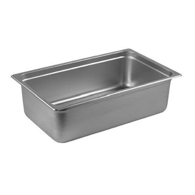 Winco Spjp-106 Stainless Steel Full Size Anti-jam Steam Table Pan, 6 In Deep