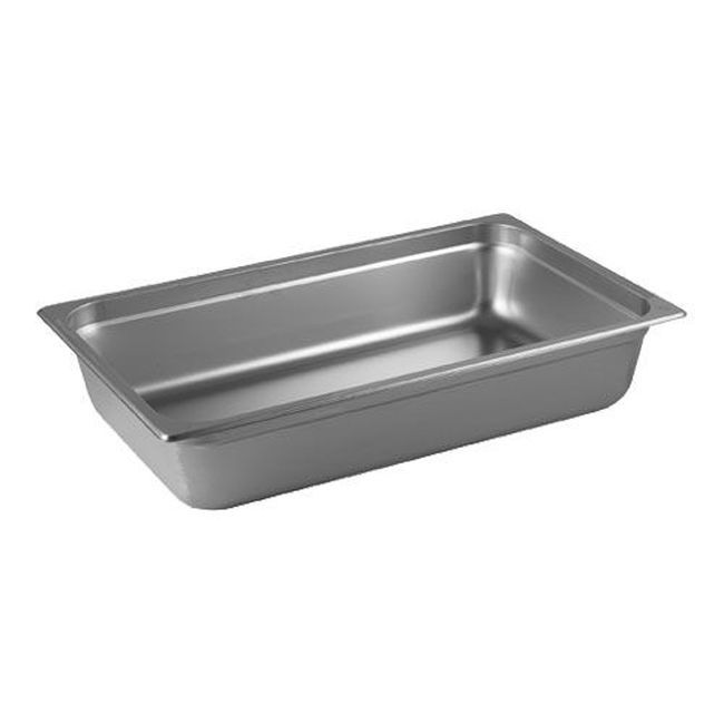Winco Spjl-104 Stainless Steel Full Size Anti-jam Steam Table Pan, 4 In Deep
