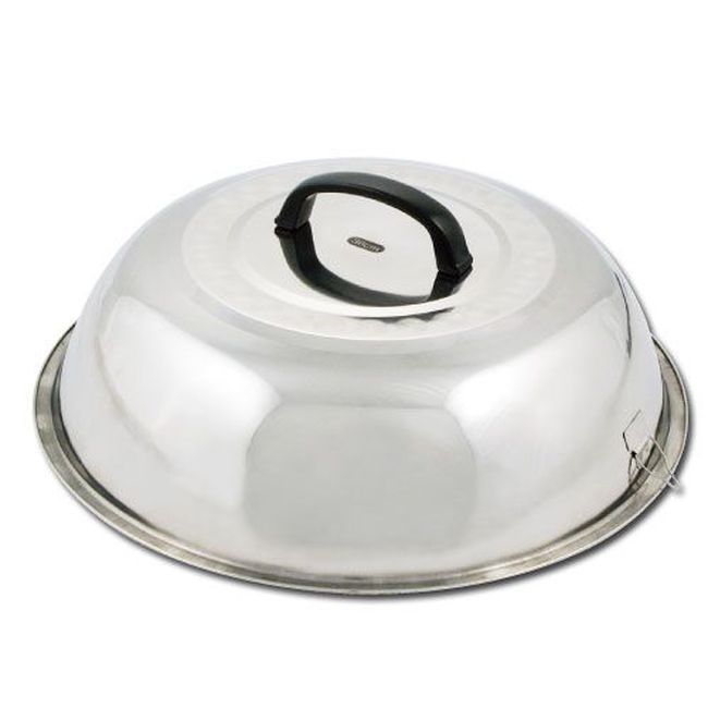 Winco Wkcs-18 Stainless Steel Wok Cover Only, 17.75 In