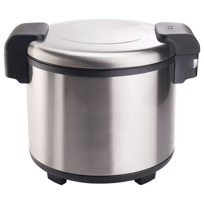 Winco Rw-s451 Stainless Steel Electric Rice Warmer With Hinged Lid, 100 Cup Capacity