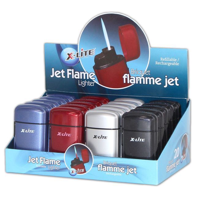 X-lite Jet Flame Refillable Lighter -- 120 Per Case
