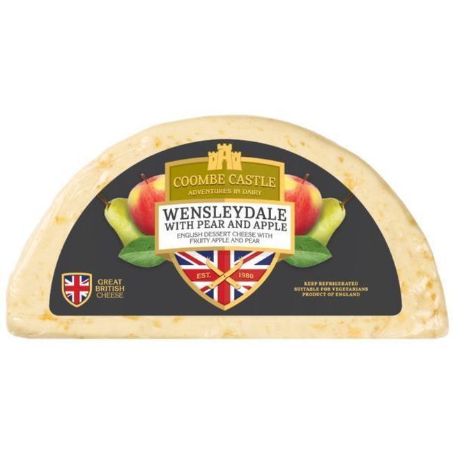 Coombe Castle Fromage Poire-pomme Wensleydale, 1 Kg -- 6 Par Caisse