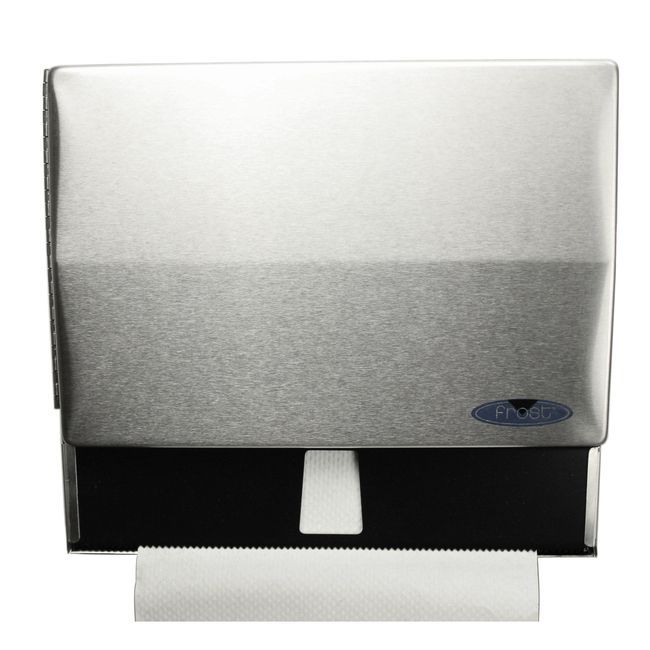 Frost Products 430 Stainless Steel Universal Paper Towel Dispenser, 9.7 X 10.6 X 6.9 In