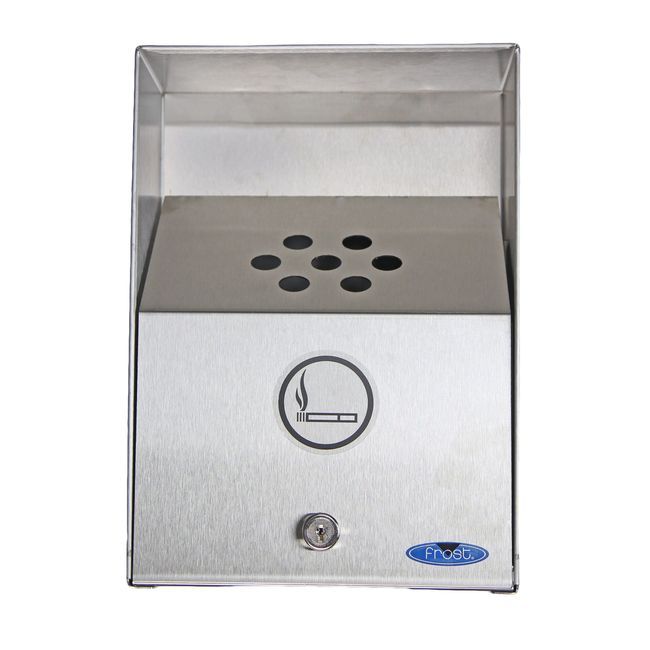 Frost Products Stainless Steel Heavy Duty Ash Bin, 9.1 X 12.9 X 5.4 In
