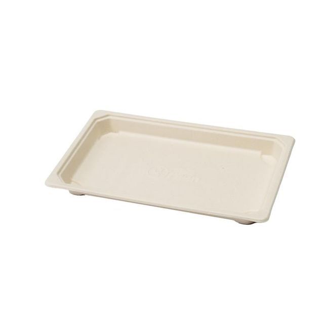 Eco Packaging Beige Fibre Sushi Tray, 8.5 X 5.25 X 1.75 In -- 600 Per Case