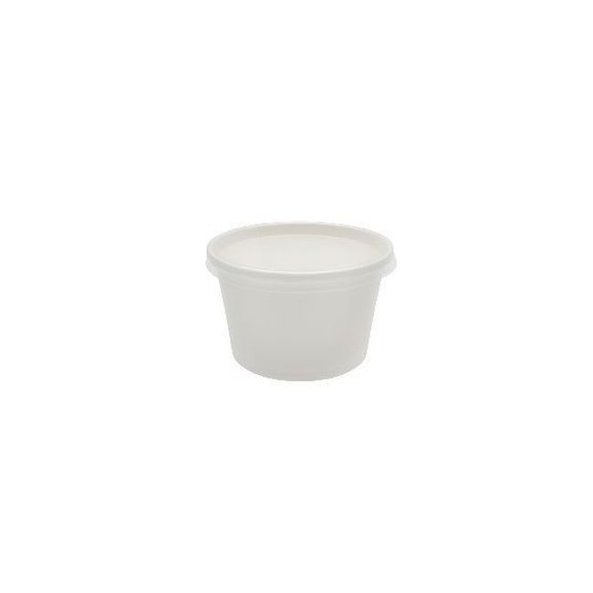 Somi White Bulk Paper Food Container, 8 Oz Capacity -- 250 Per Case