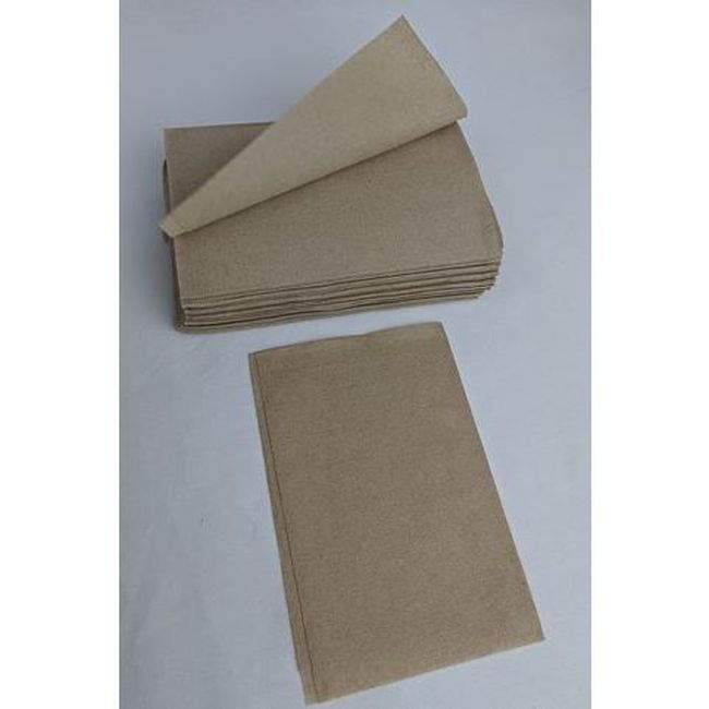 Somi Serviettes En Papier Kraft 1 Pli Entrelacées -- 6 000 Par Boîte