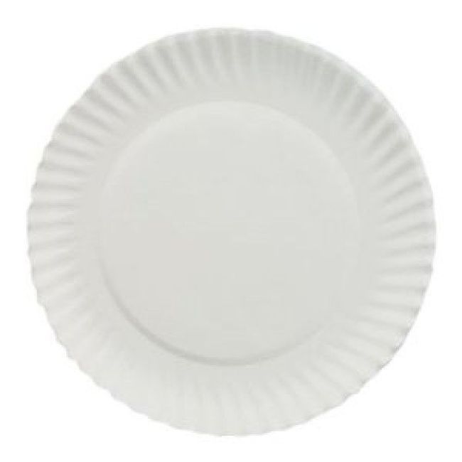 Somi Economy Uncoated Paper Plate, 6 In -- 1200 Per Case