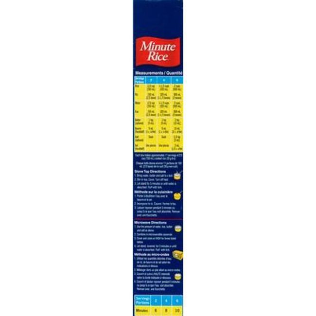 Minute Instant Rice, 350 G -- 12 Per Case