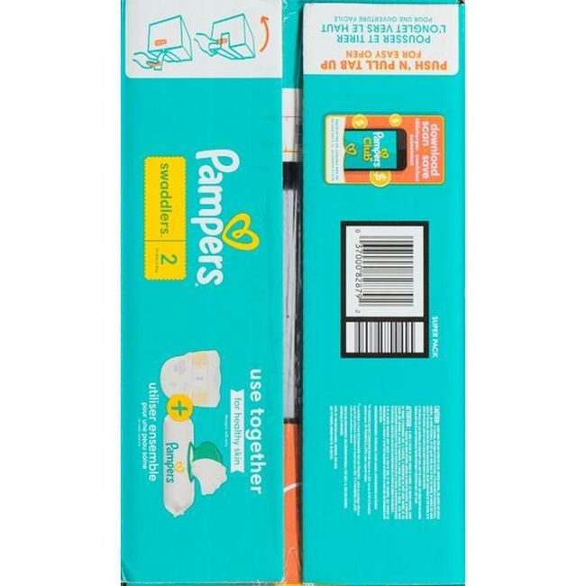 Pampers Swaddlers Size 2 Baby Diaper -- 84 Per Case