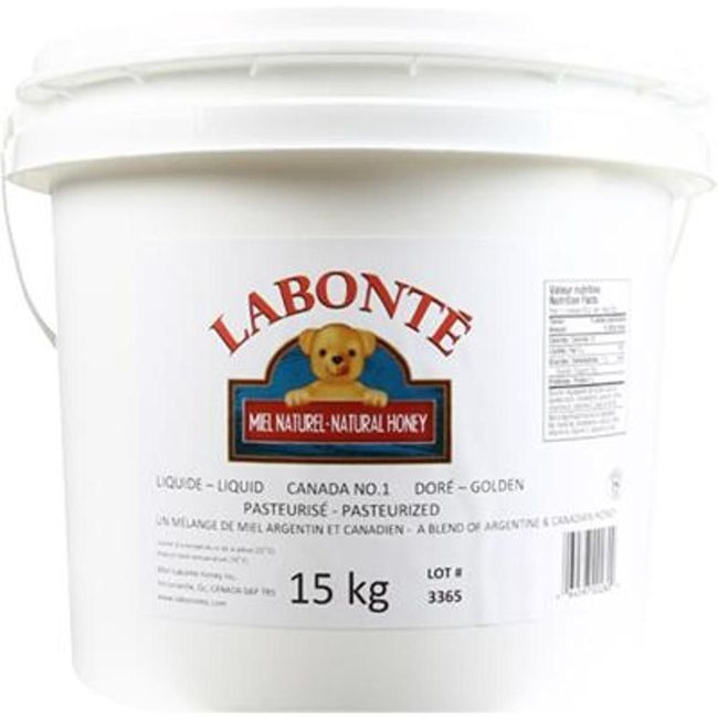 Miel Labonte Pure Golden Honey, 15 Kg