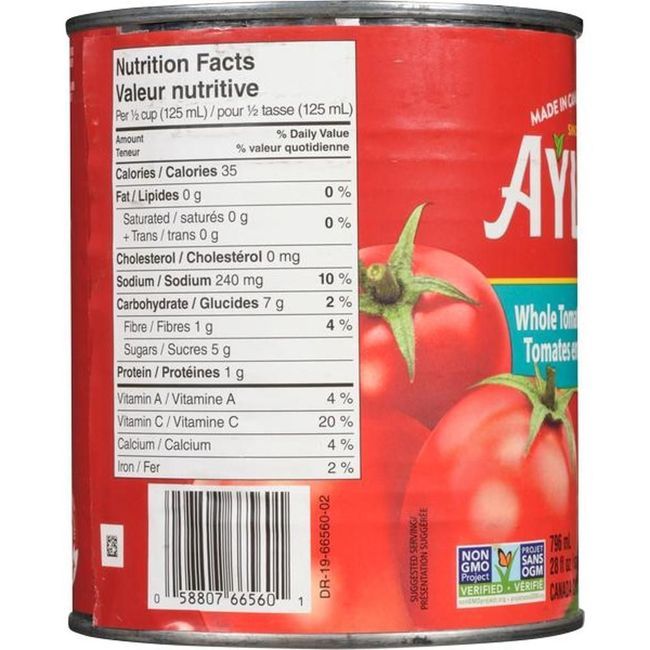 Aylmer Whole Tomatoes With Herbs And Spices, 796 Ml -- 24 Per Case