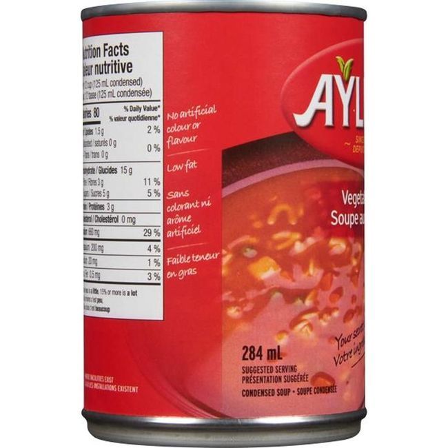 Aylmer Vegetable Soup, 284 Ml -- 24 Per Case