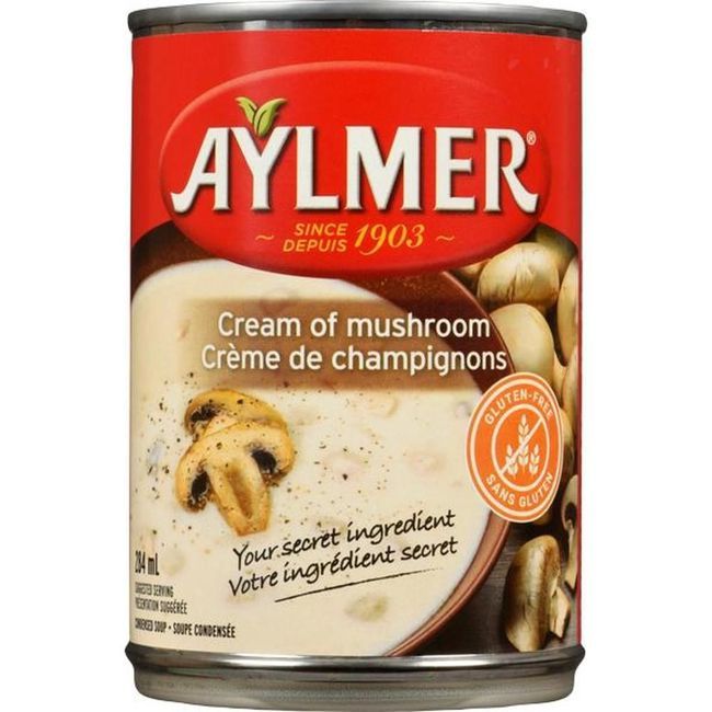 Aylmer Mushroom Cream Soup, 284 Ml -- 24 Per Case